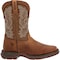 Durango Kids Western Boot, 2 M, Leather, 8 in H, Sable Brown DBT0239C - alternate 3